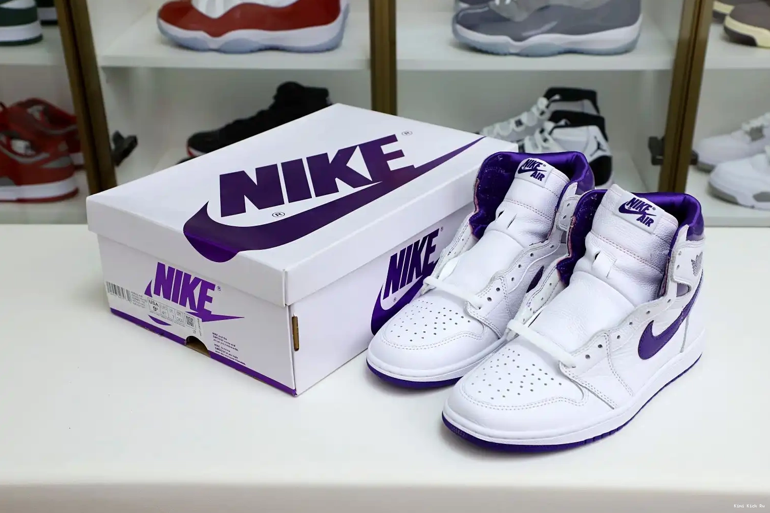 Air Kimikick Court 1 High OG Jordan Purple 0708
